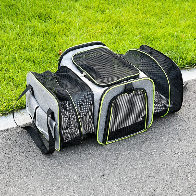 Foldable Pet Carrier Backpack for Travel and Outdoor Use