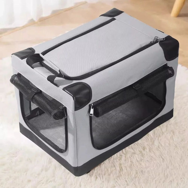 Folding Portable Dog Crate Pet Carrier for Travel and Home Use