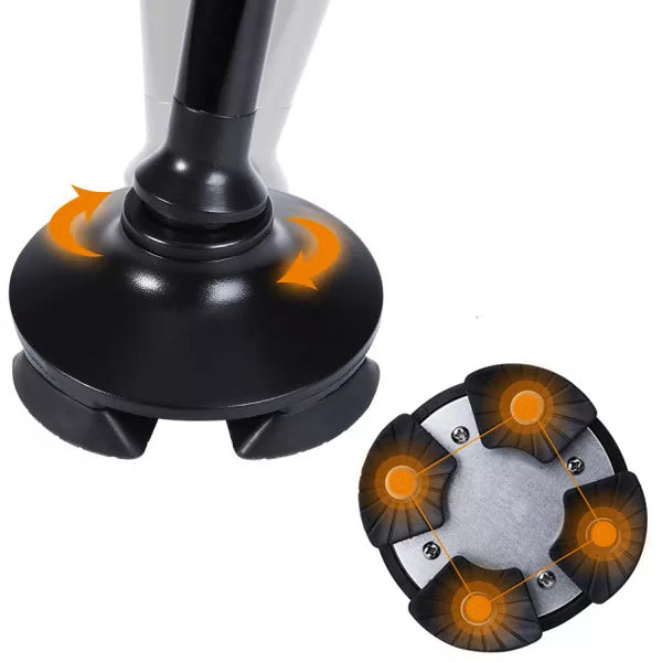 Folding Walking Stick with Built-in Light for Mobility Support