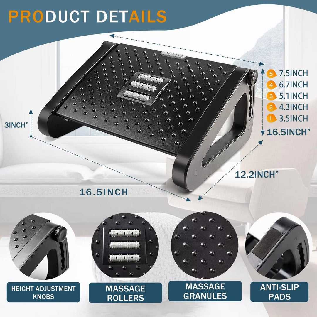 Foot Rest for Under Desk Ergonomic Support and Comfort