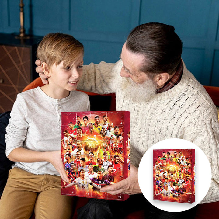 Football Advent Calendar with 24 Surprises for Fans