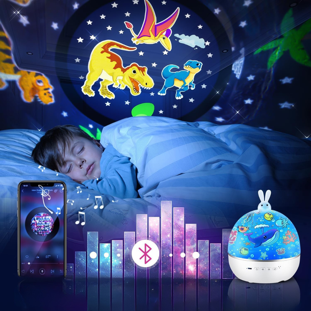 Galaxy Star Projector Night Light for Bedroom Decor and Relaxation