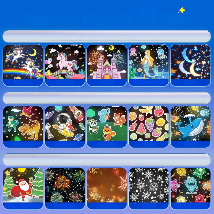 Galaxy Star Projector Night Light for Bedroom Decor and Relaxation