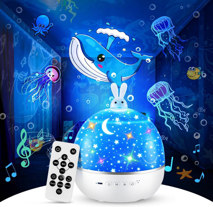 Galaxy Star Projector Night Light for Bedroom Decor and Relaxation