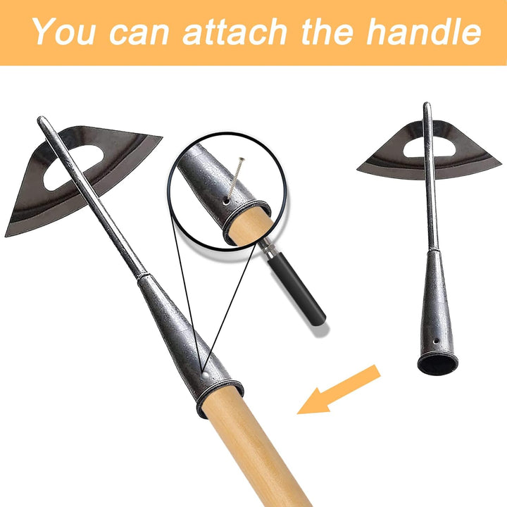 Garden Hoe Tool Set Long Handle Steel Weeding Tools