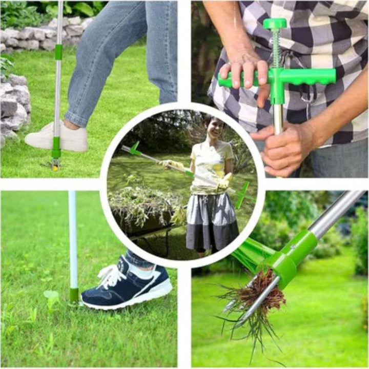 Garden Weed Puller Hand Tool for Easy Weed Removal