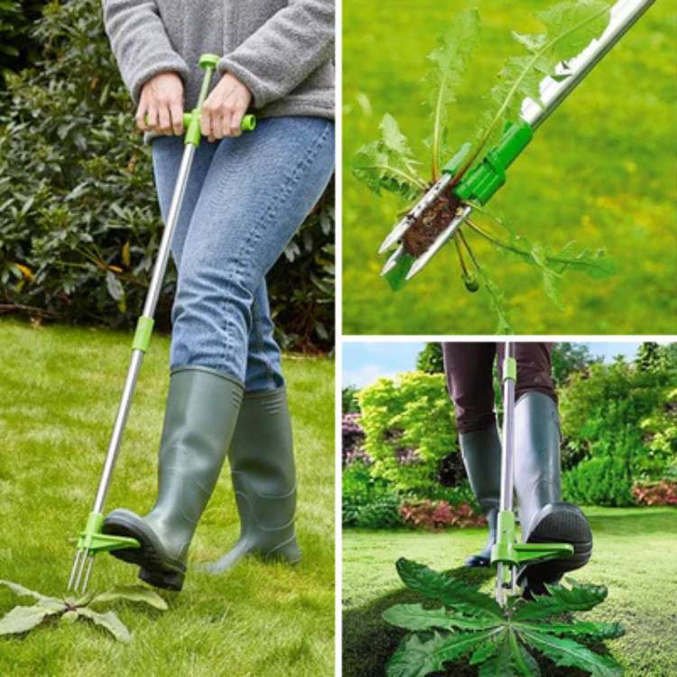 Garden Weed Puller Hand Tool for Easy Weed Removal