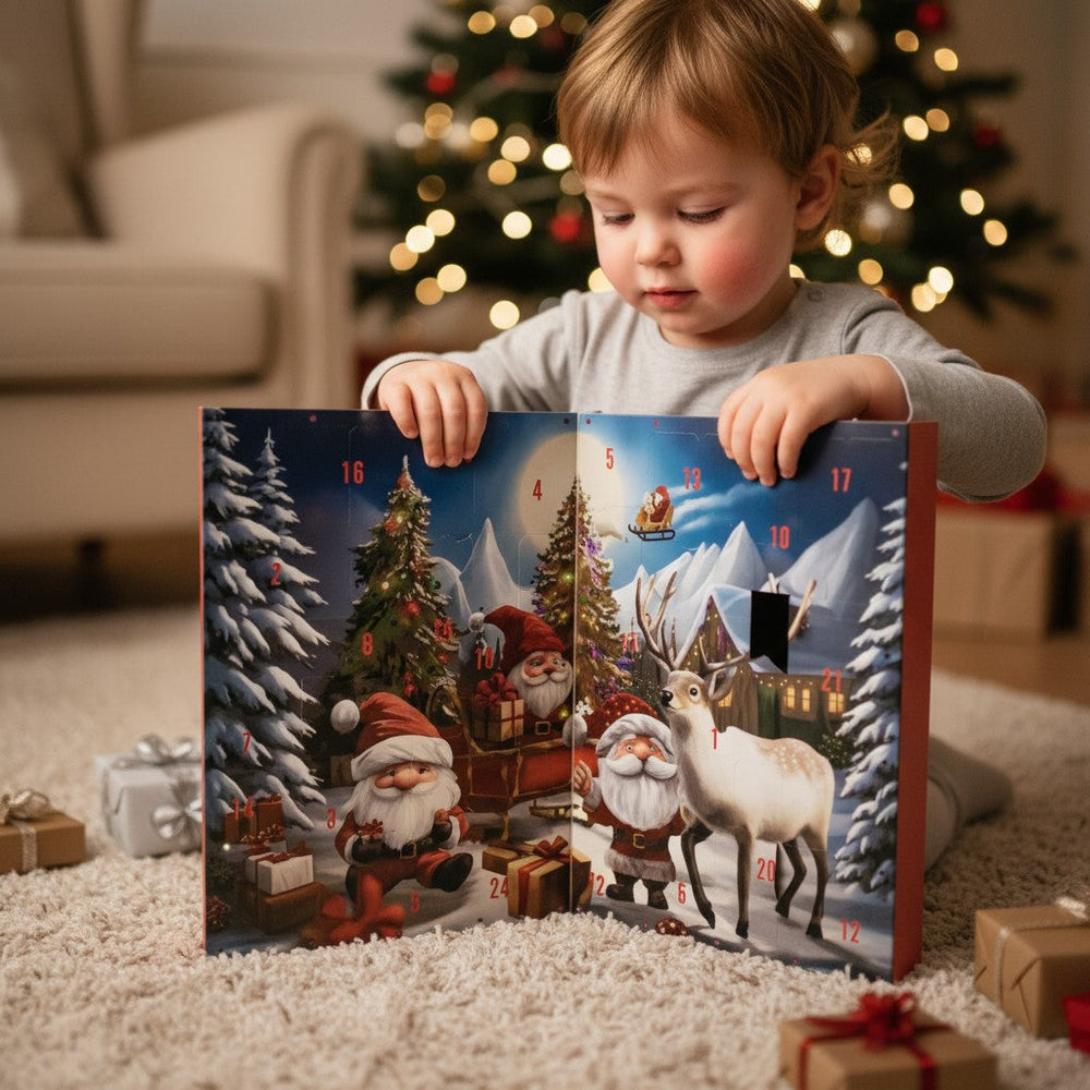 Gnome Christmas Countdown Calendar Decor 2025