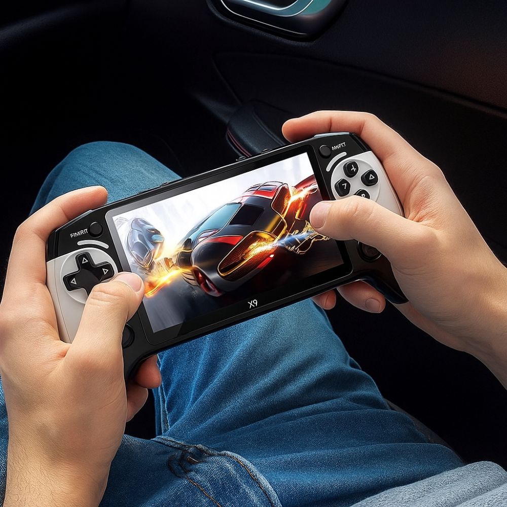 Handheld Retro Game Console with Built-In Classic Video Games