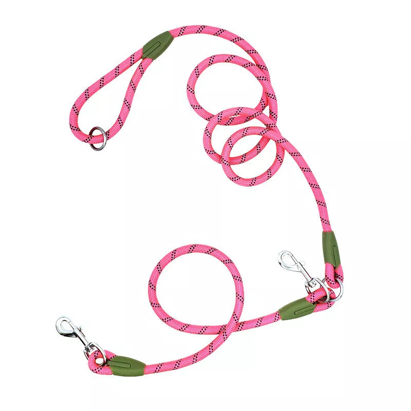 Hands-Free Dog Leash with Adjustable Belt Attachment