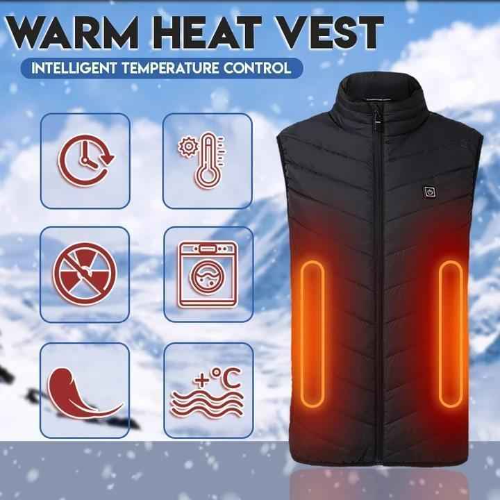 Heated Body Warmer with Adjustable Temperature for Men and Women