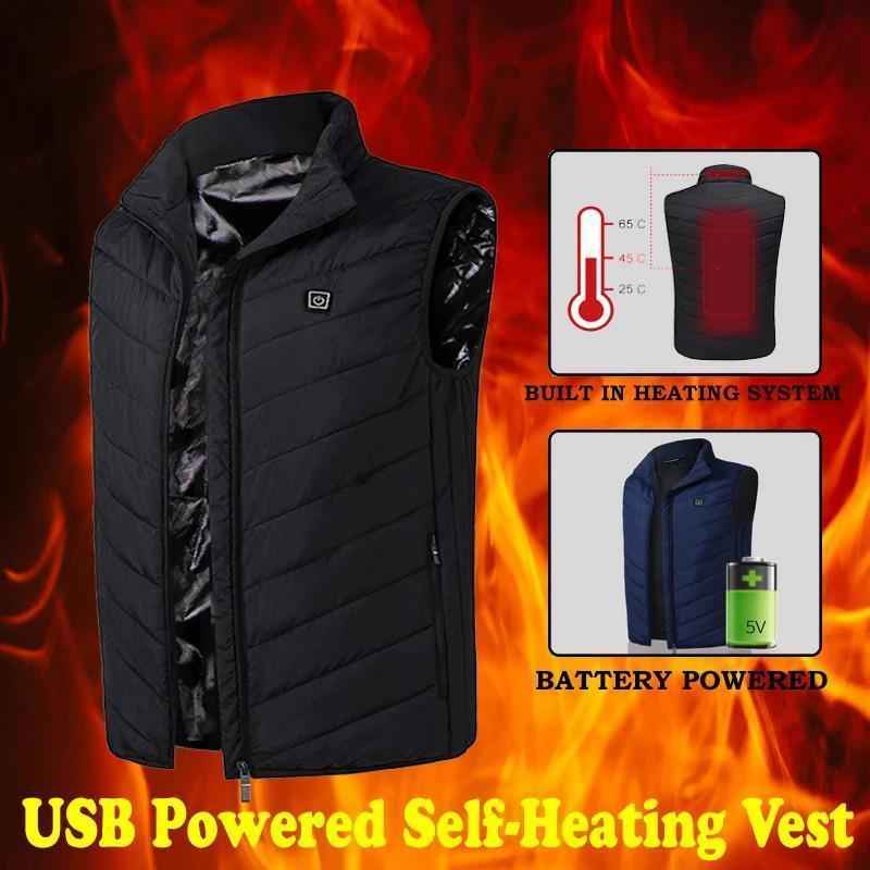 Heated Body Warmer with Adjustable Temperature for Men and Women