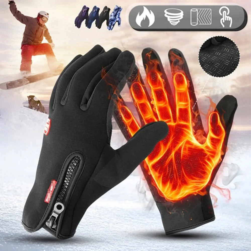 Heated Touchscreen Winter Gloves for Cold Weather