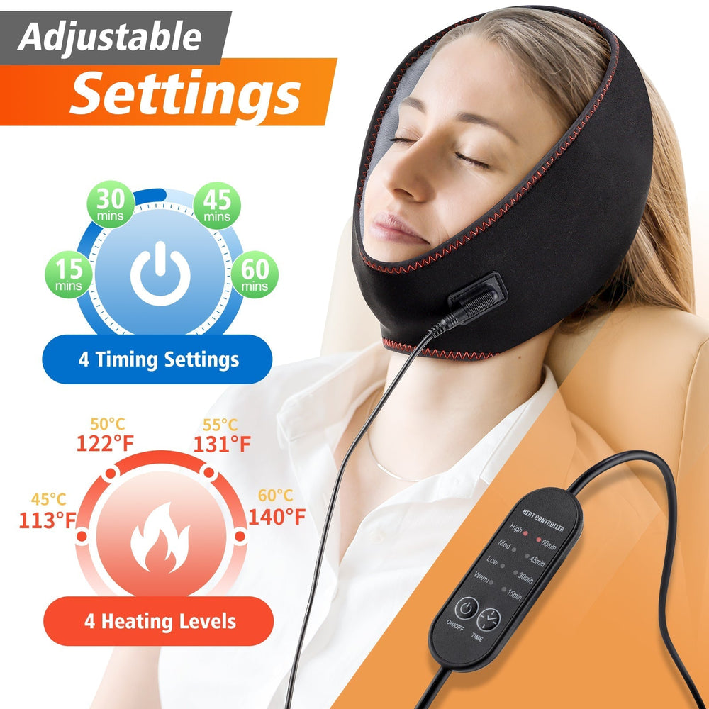 Heating Pad for Facial Pain Relief and Jaw Therapy