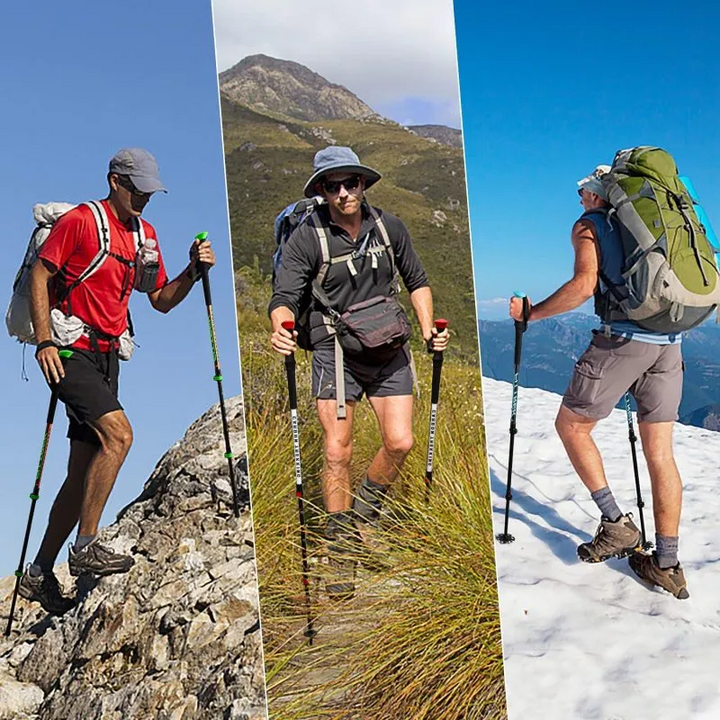 Hiking Walking Stick Survival Pole for Outdoor Adventures