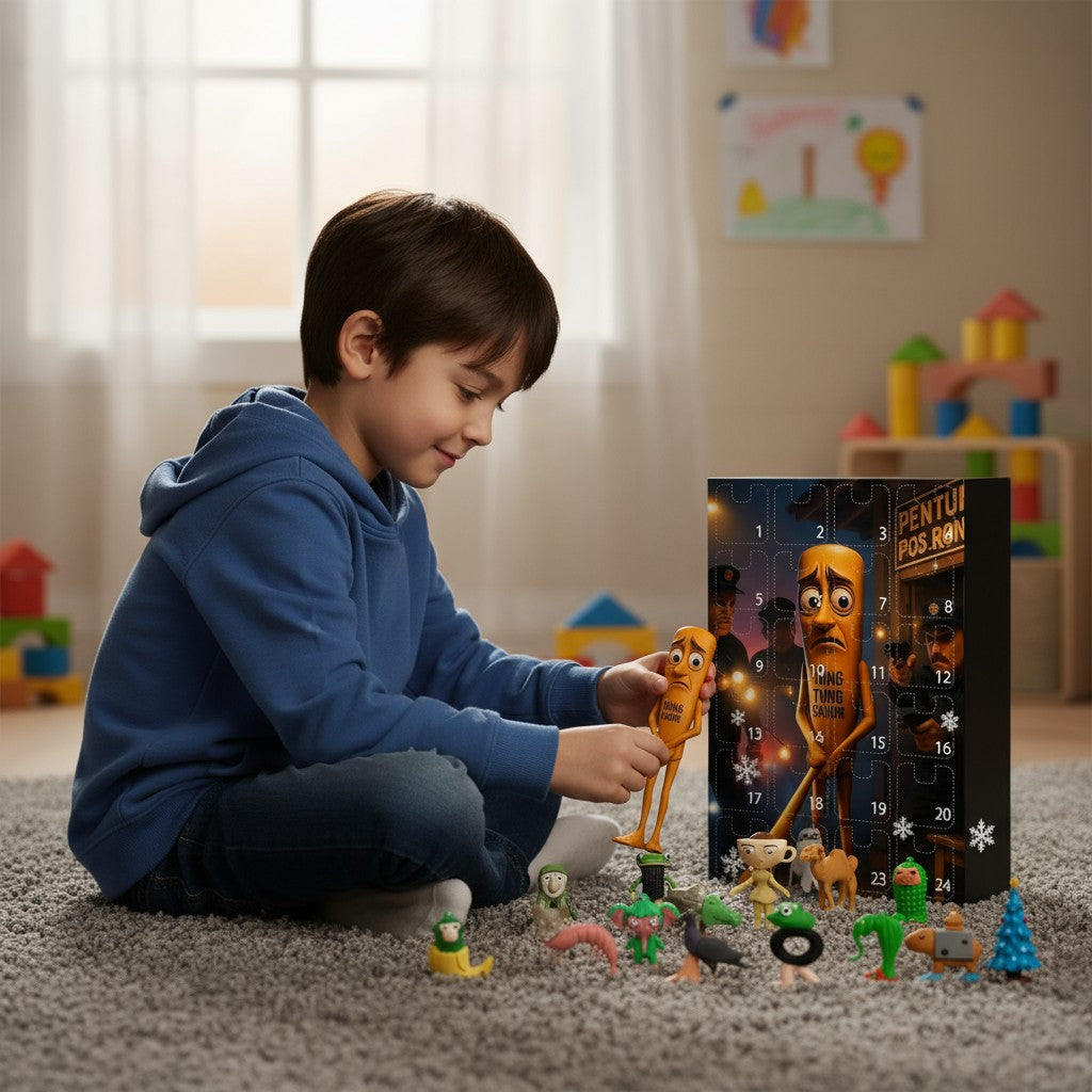 Kids Christmas Advent Calendar 24 Days Holiday Countdown Gift