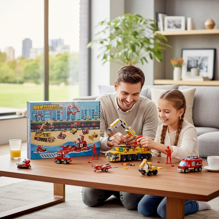 Kids Christmas Advent Calendar Building Blocks Toy Set 24 Pieces