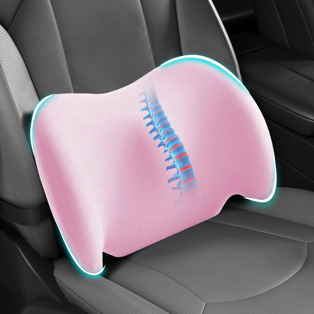 Memory Foam Lumbar Support Pillow for Back Pain Relief