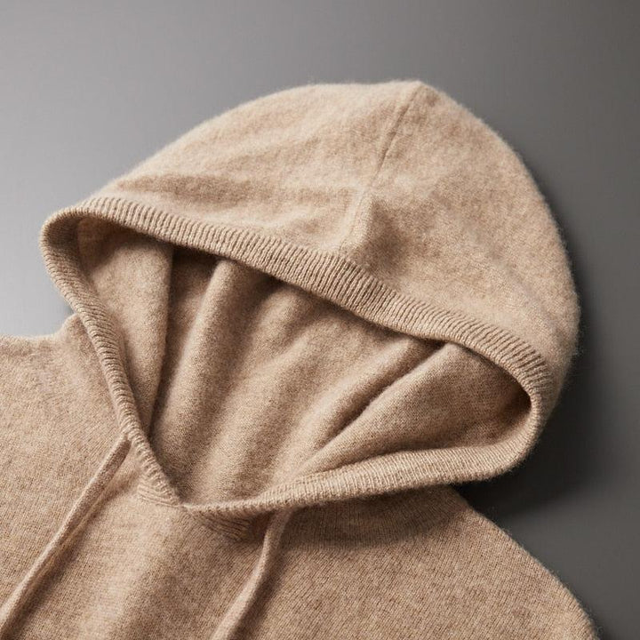 Men's Merino Wool Pullover Hoodie