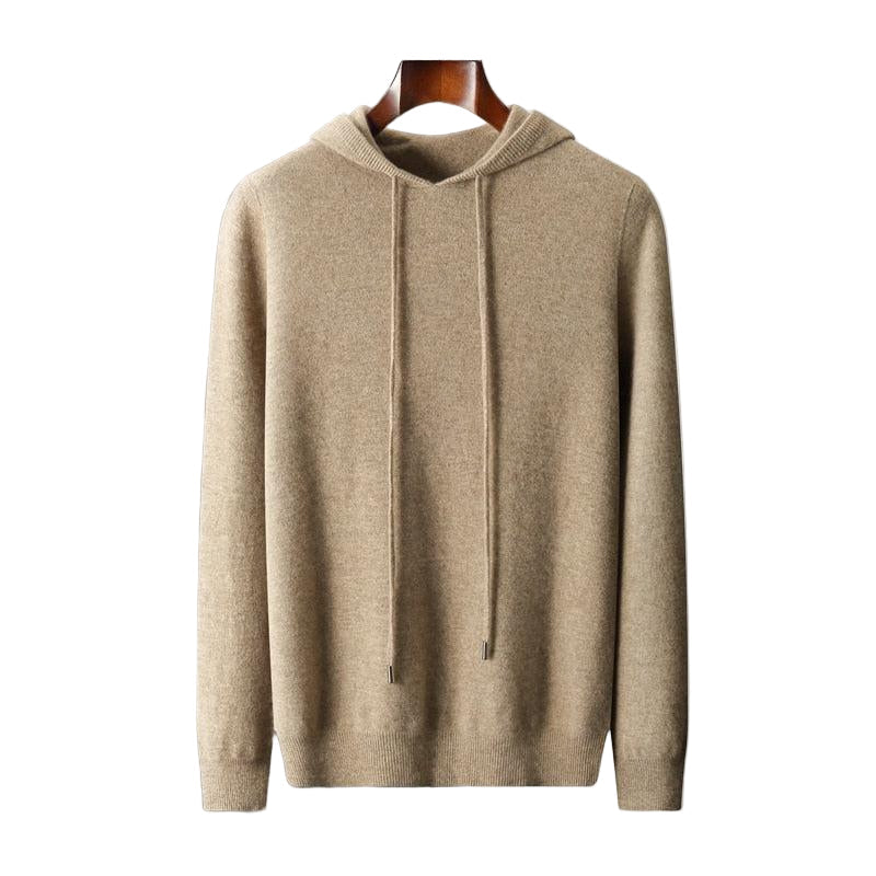 Men's Merino Wool Pullover Hoodie
