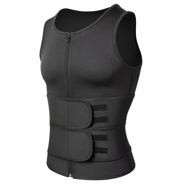 Men's Neoprene Sauna Vest for Weight Loss and Fitness Training