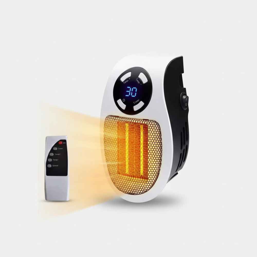 Mini Electric Wall Heater with Remote Control for Home Use
