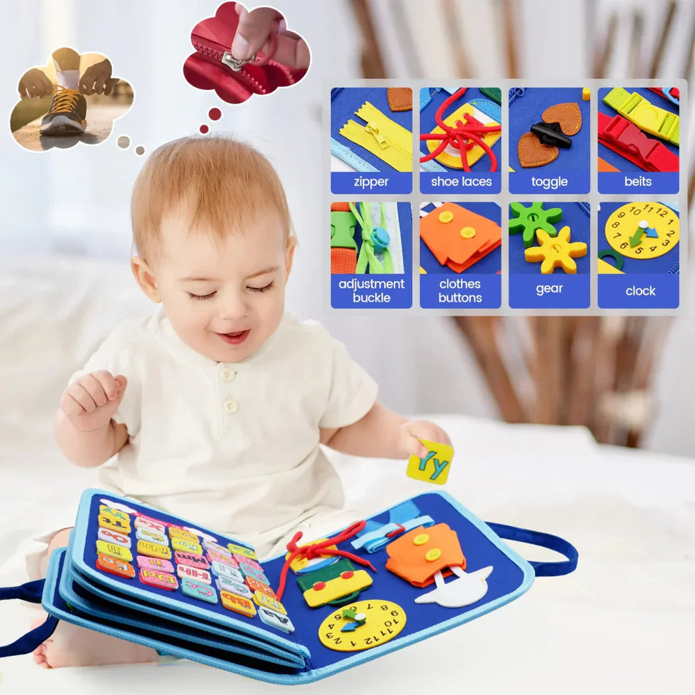 Montessori Busy Book Educational Toy for Learning Activities