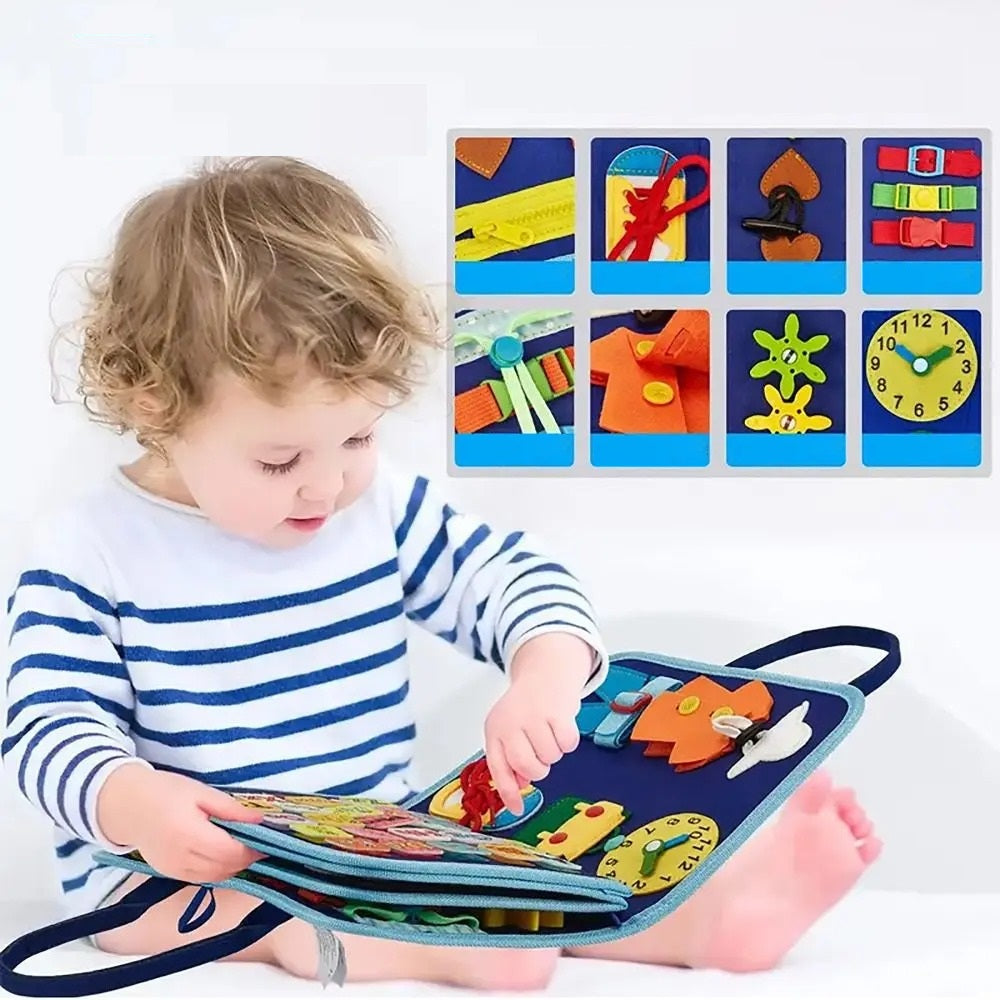 Montessori Felt Activity Book for Toddlers and Preschoolers