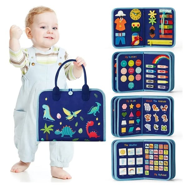 Montessori Felt Activity Book for Toddlers and Preschoolers