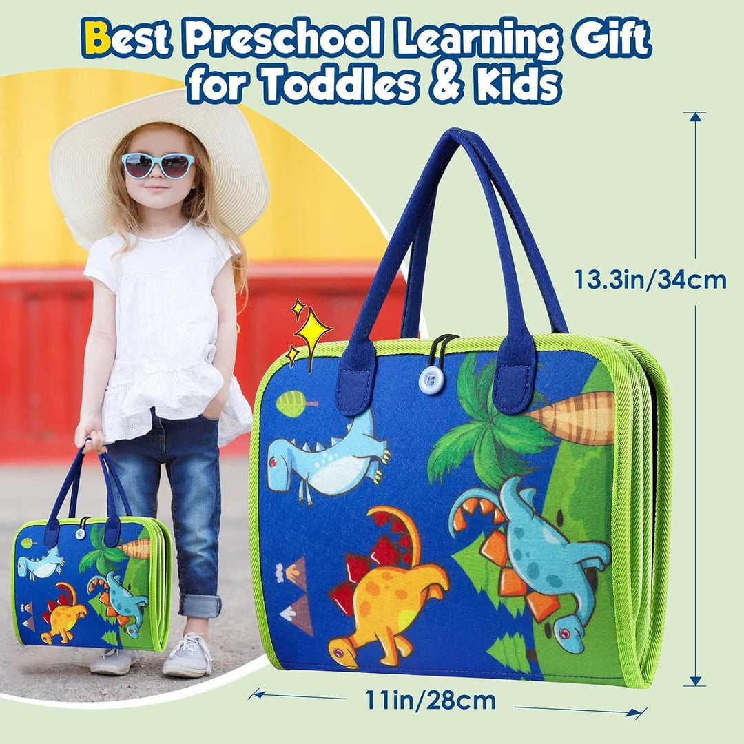 Montessori Sensory Activity Board for Toddlers Ages 2-4