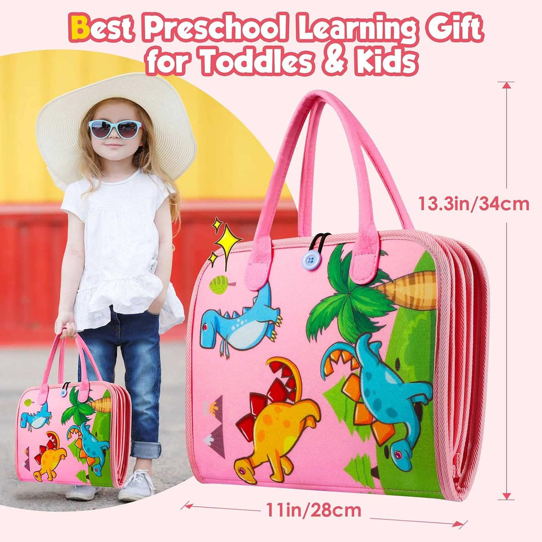 Montessori Sensory Activity Board for Toddlers Ages 2-4