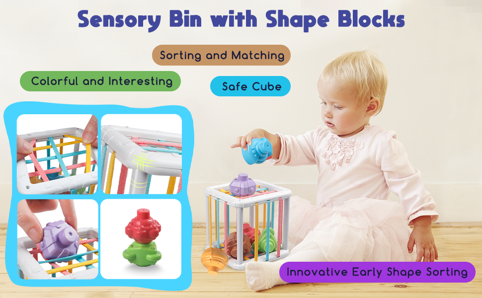 Montessori Sensory Toys Set for Babies and Toddlers