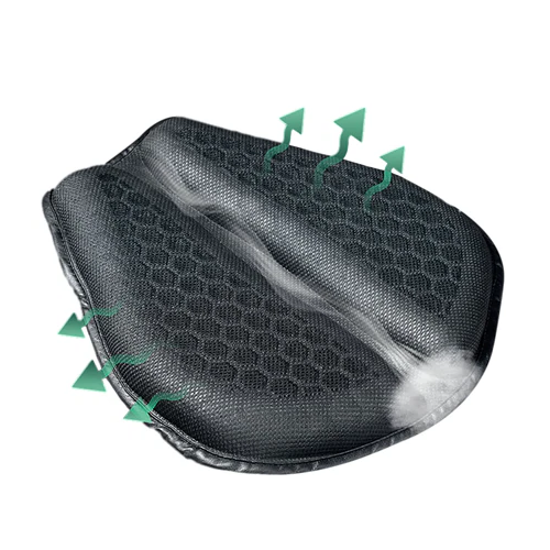 Motorcycle Gel Seat Cushion Pad for Comfort and Support