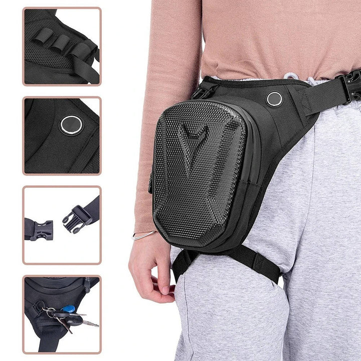 Motorcycle Leg Bag Pouch Storage Accessory for Riders
