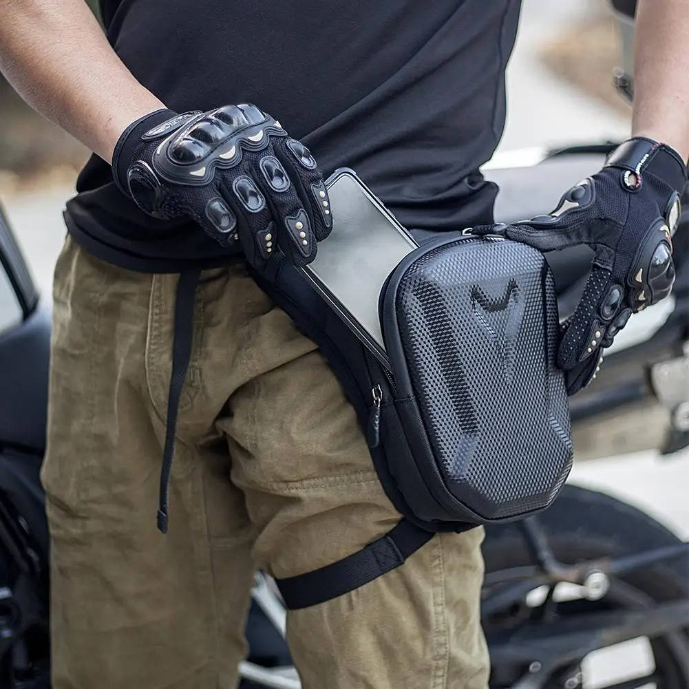 Motorcycle Leg Bag Pouch Storage Accessory for Riders