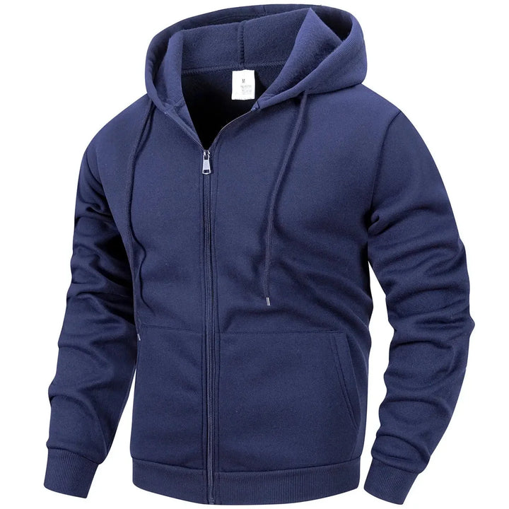 Casual Zip-Up Hoodie for Men