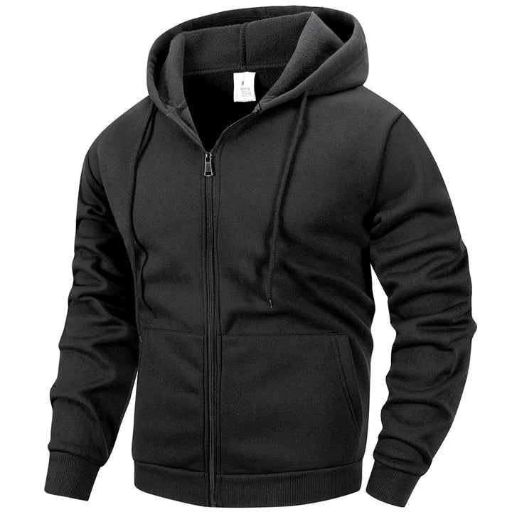 Casual Zip-Up Hoodie for Men