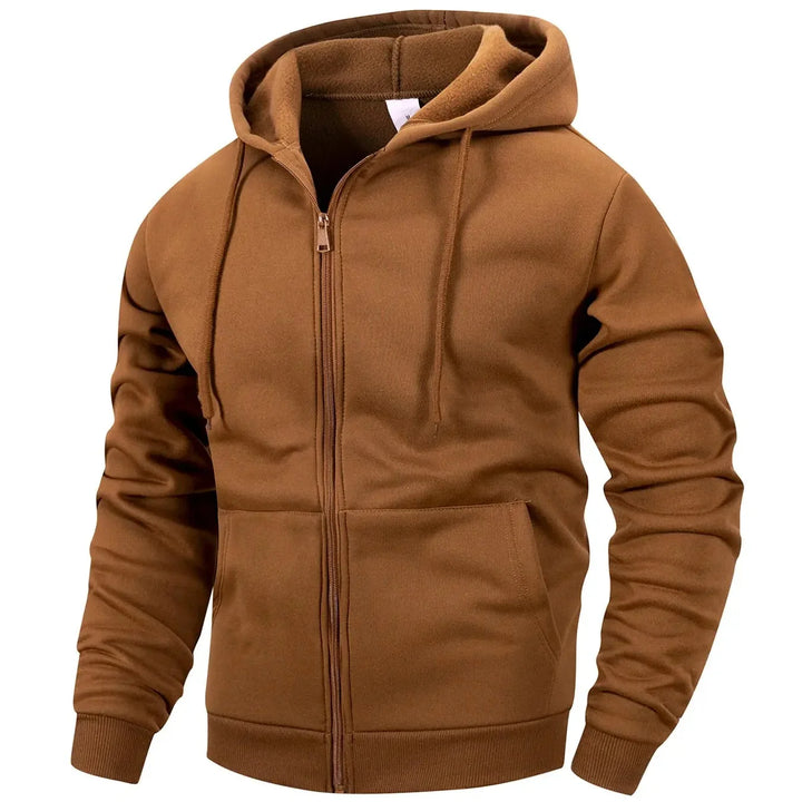 Casual Zip-Up Hoodie for Men