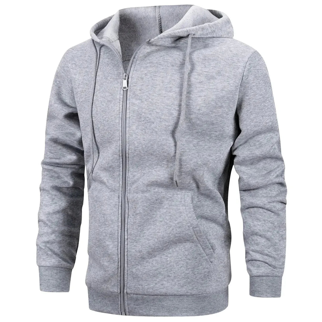 Casual Zip-Up Hoodie for Men