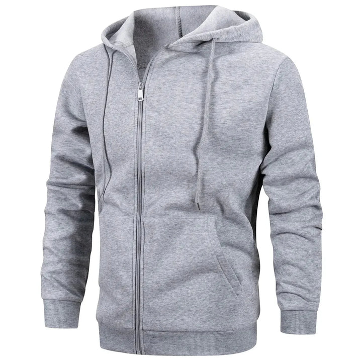 Casual Zip-Up Hoodie for Men