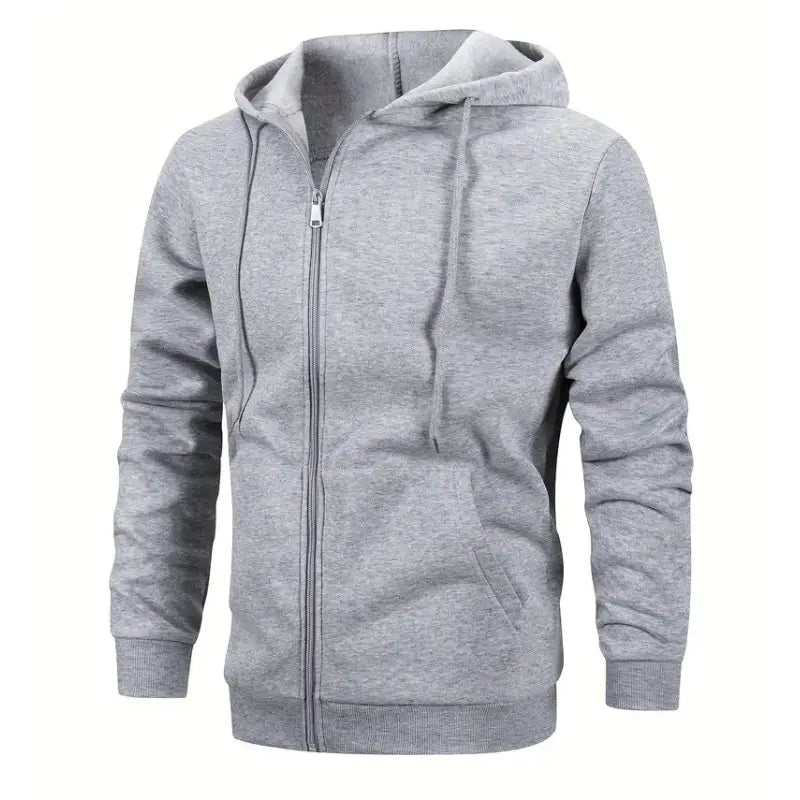 Casual Zip-Up Hoodie for Men