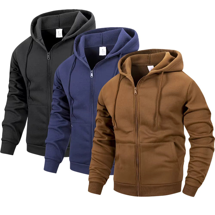 Casual Zip-Up Hoodie for Men