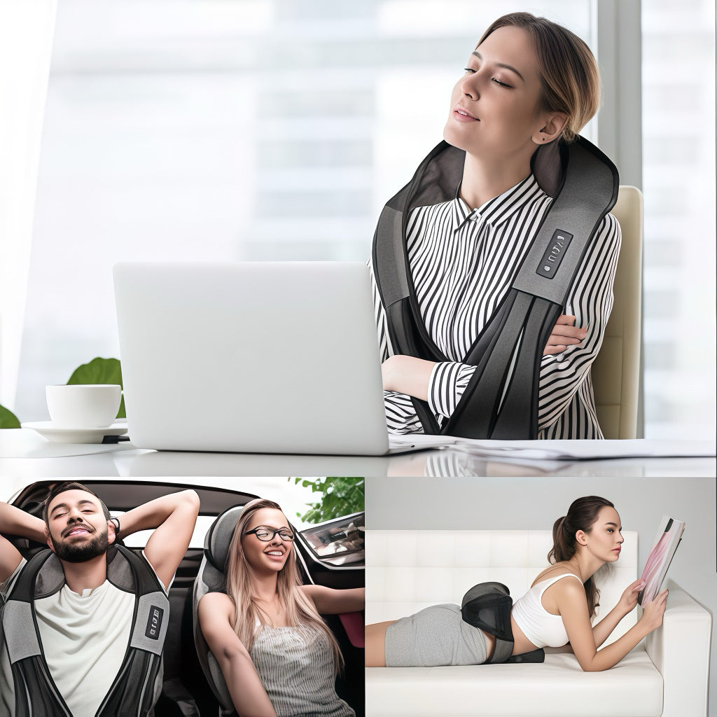 Neck and Shoulder Massager with Heat for Pain Relief