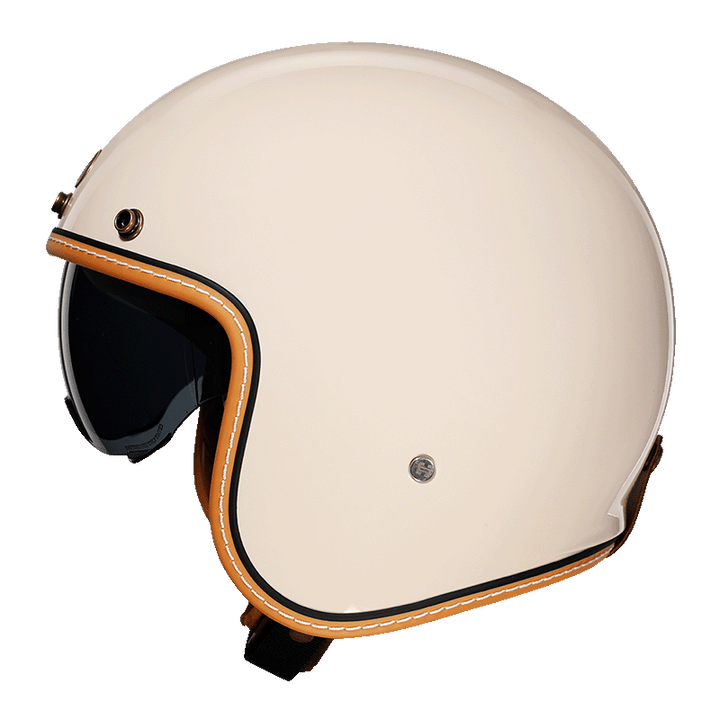 Open Face Motorcycle Helmet Retro Design