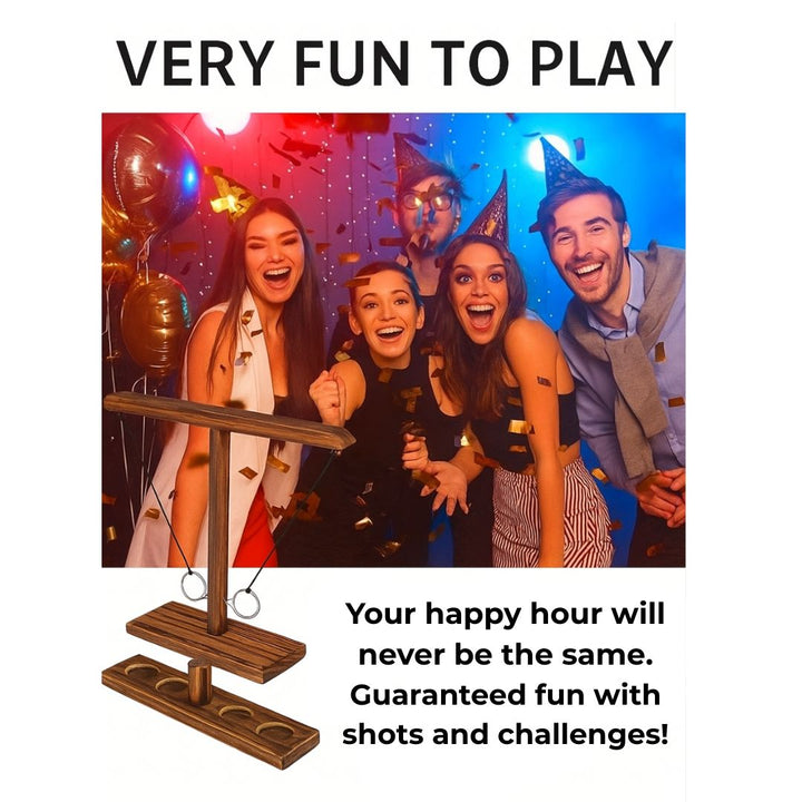 Outdoor Ring Toss Game Set for Lawn and Backyard Fun