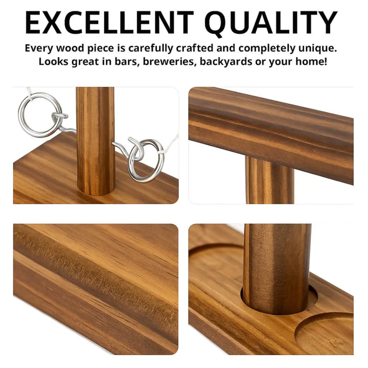 Outdoor Ring Toss Game Set for Lawn and Backyard Fun