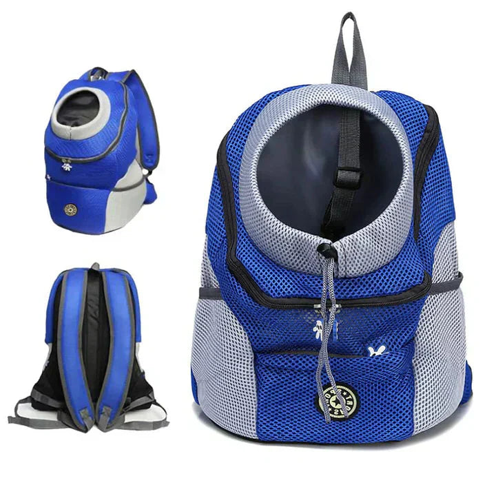 Pet Carrier Backpack for Dogs and Cats, Adjustable Travel Bag