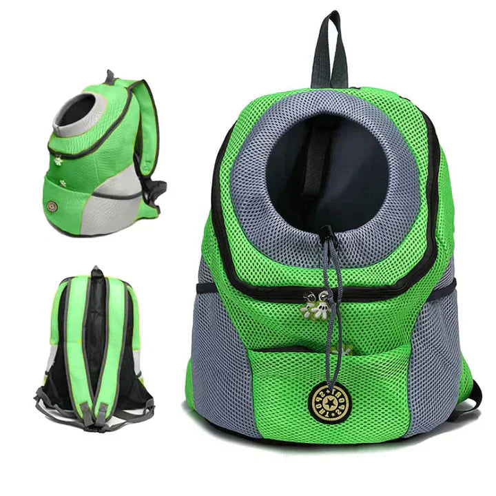 Pet Carrier Backpack for Dogs and Cats, Adjustable Travel Bag