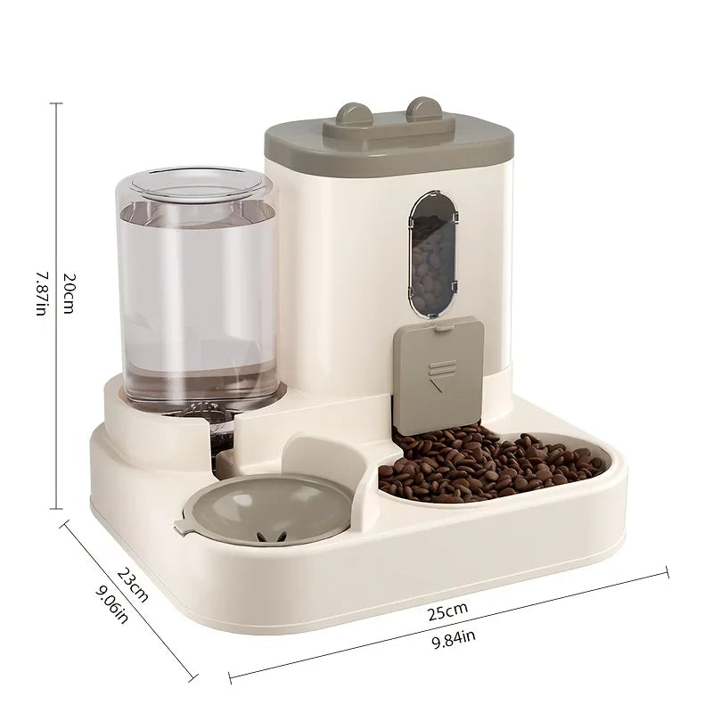 Pet Feeder and Water Dispenser for Dogs and Cats