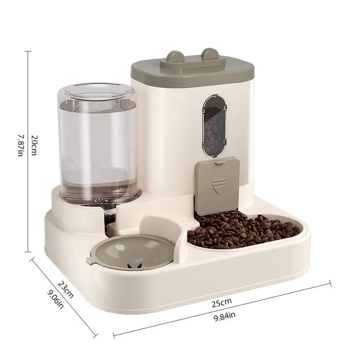 Pet Feeder and Water Dispenser for Dogs and Cats